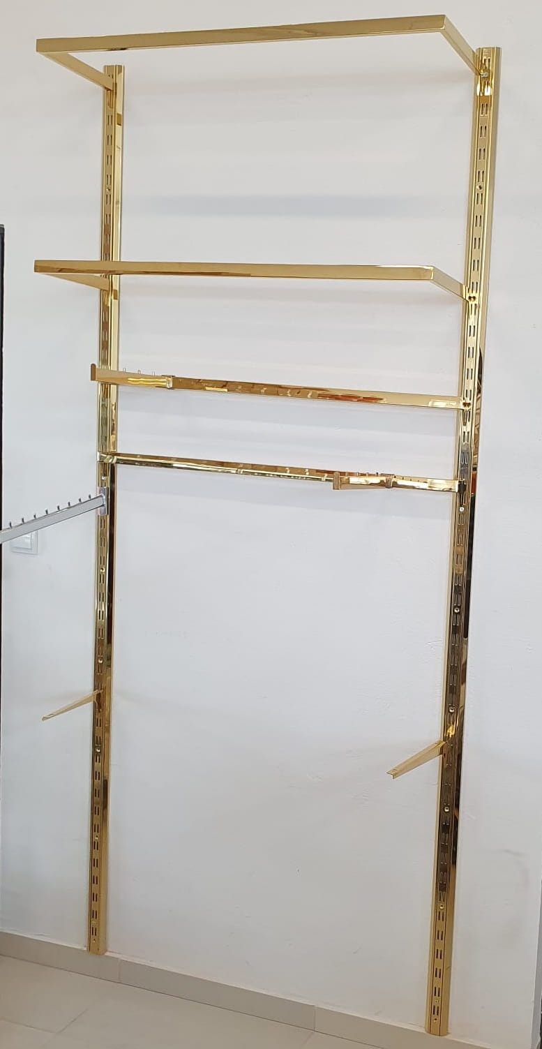 Arany akasztó falisínhez - 30cm